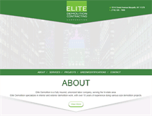 Tablet Screenshot of elitedemocorp.com